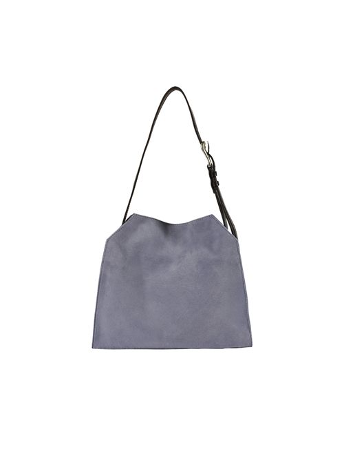 Borsa a spalla Trinity Peach Small in suede e cuoio Cielo ORCIANI | B02230 PEACIE